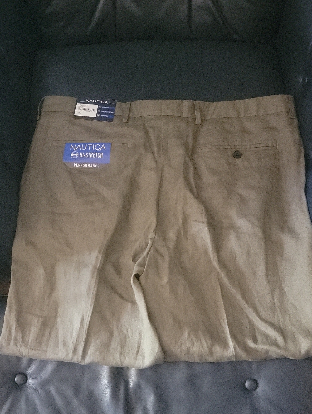 NWT Nautica 100% Linen Green 38x29 Pants